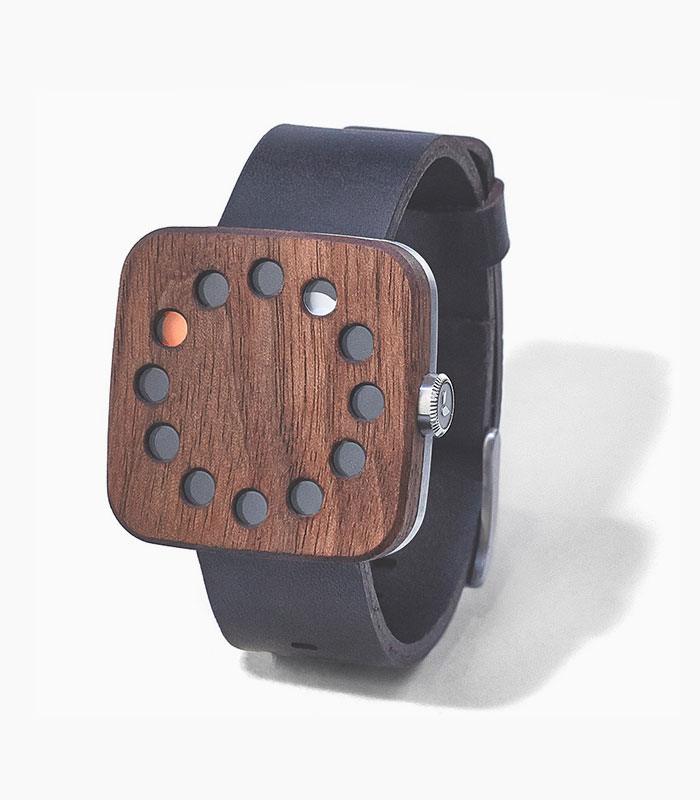 Smart watches wood edition - Black