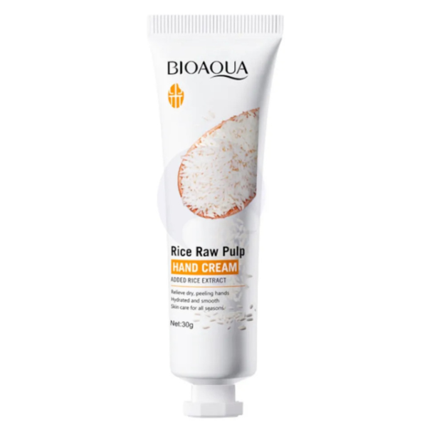 Crema De Manos Bioaqua Con Extracto De Arroz  30g