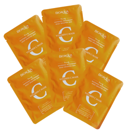 Mascarilla en Velo Vitamina C Antimanchas Bioaqua