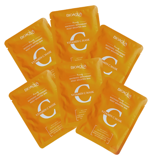 macarilla Mascarilla en velo Vitamina C Antimanchas Bioaqua - Imagen 1