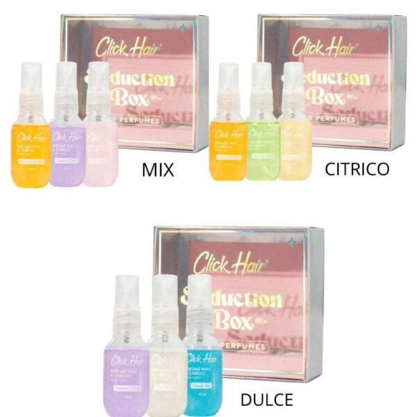 KIT MINI PERFUMES CLICK HAIR *40 ML