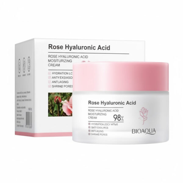 CREMA ACIDO HIALURONICO ROSAS BIOAQUA * 50G