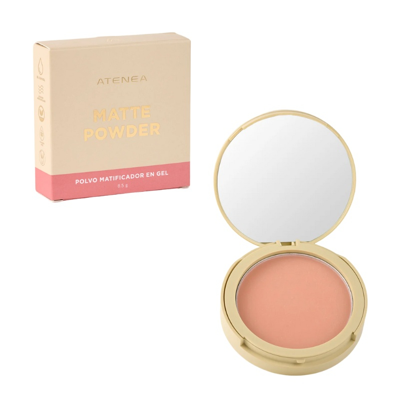 7707375609038 POLVO MATIFICADO GEL ATENEA MATTE POWDER - Imagen 1