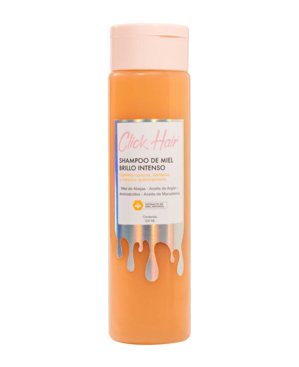 Shampoo Miel Brillo Intenso De Click Hair *300